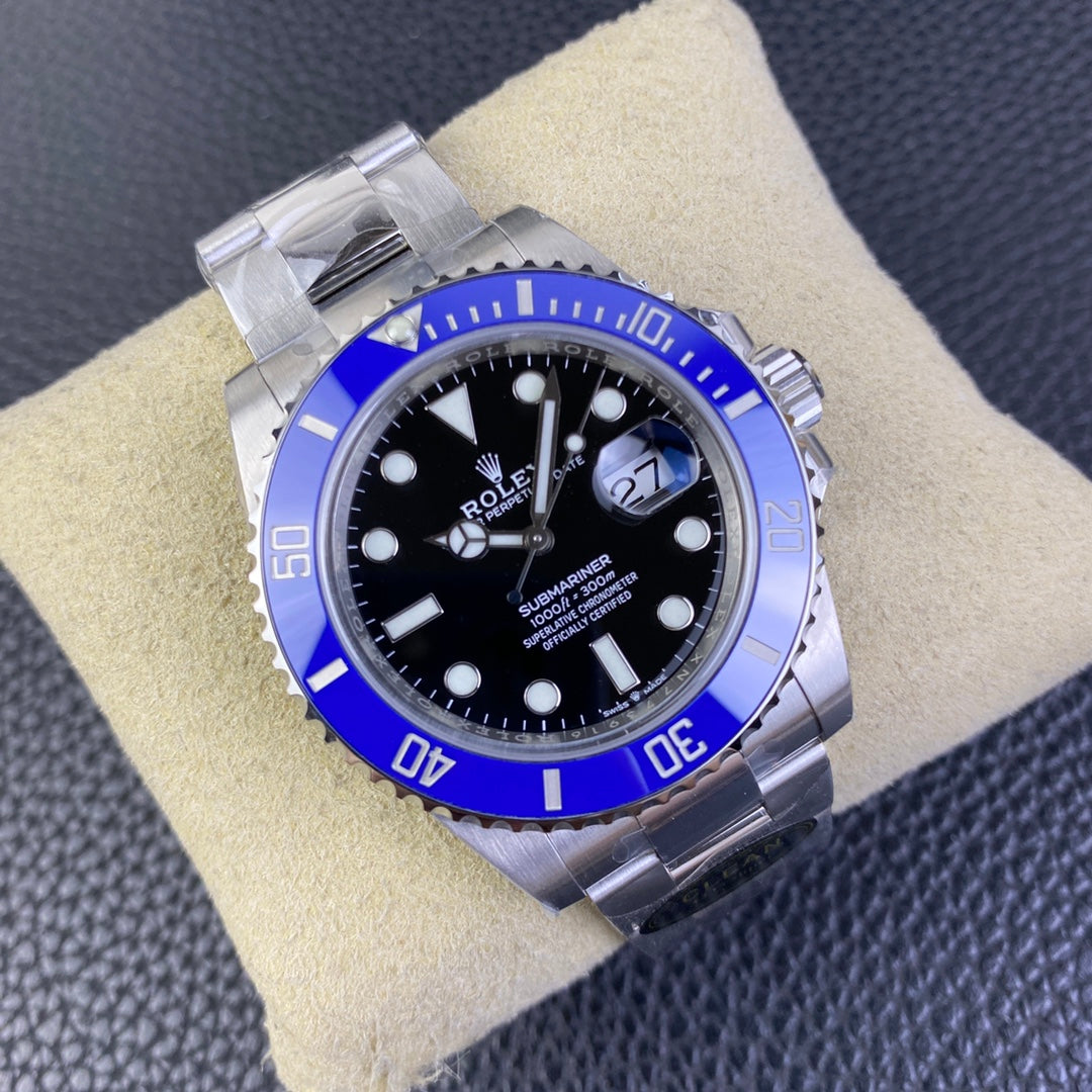 Submariner ghiera blu quadrante nero