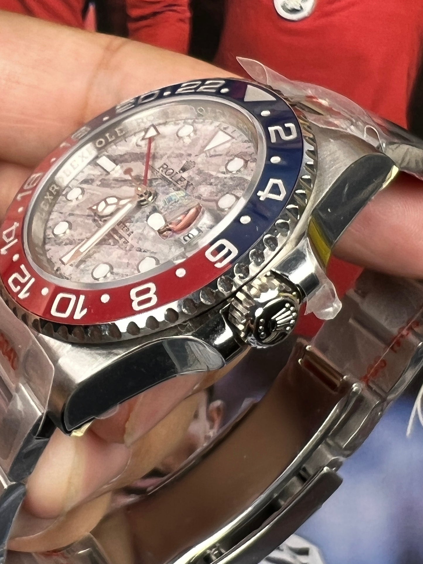 GMT Master II quadrante blu meteorite