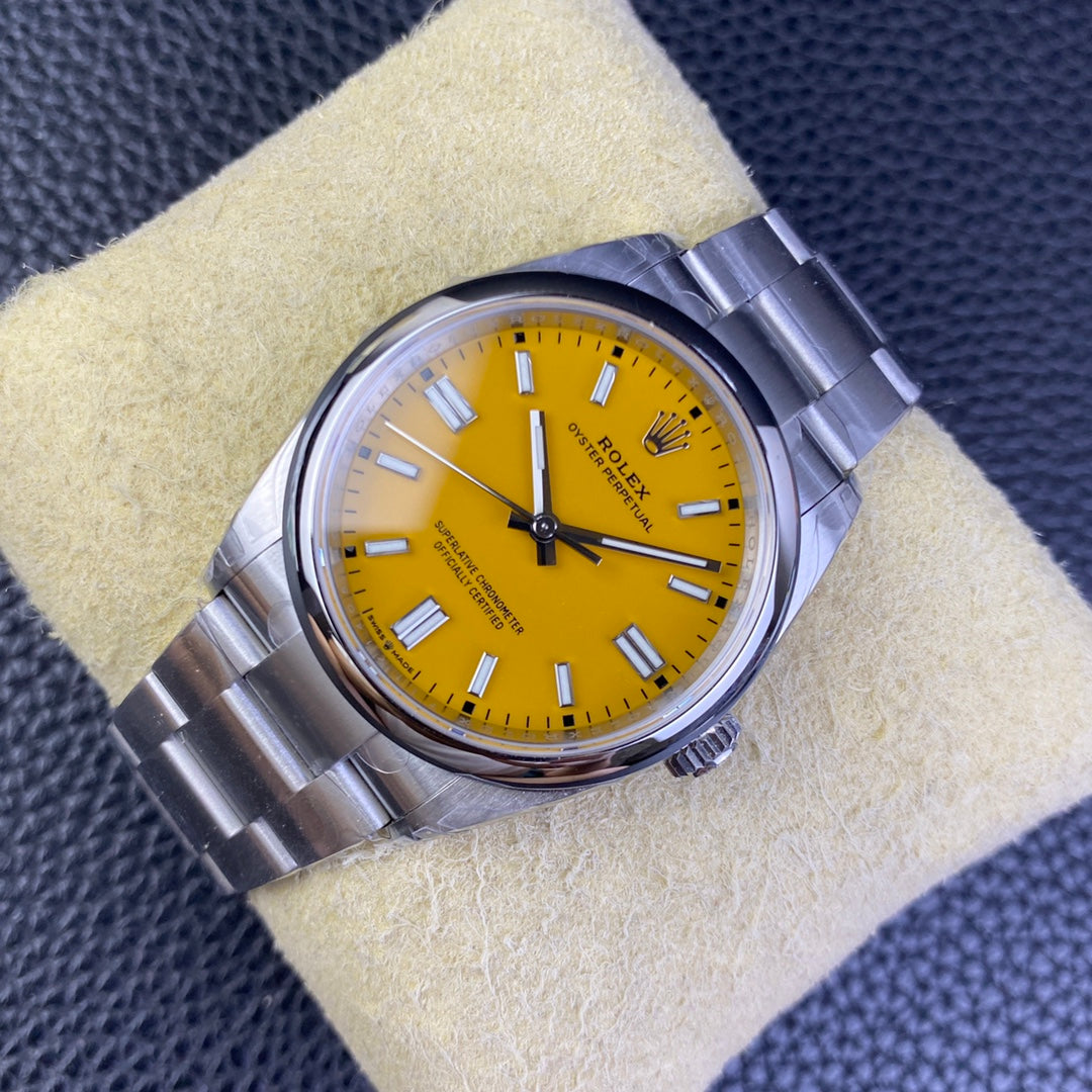 Oyster Perpetual quadrante giallo