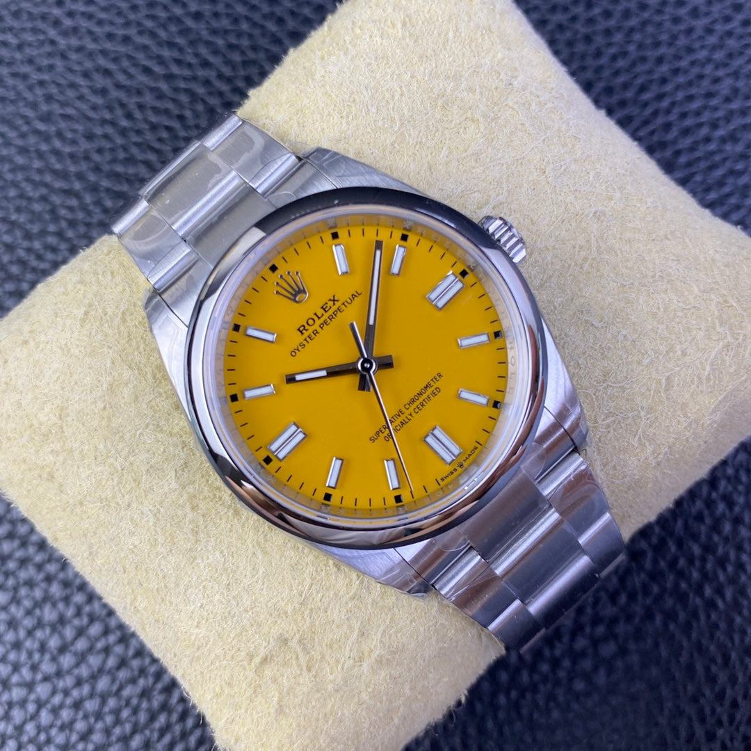 Oyster Perpetual quadrante giallo