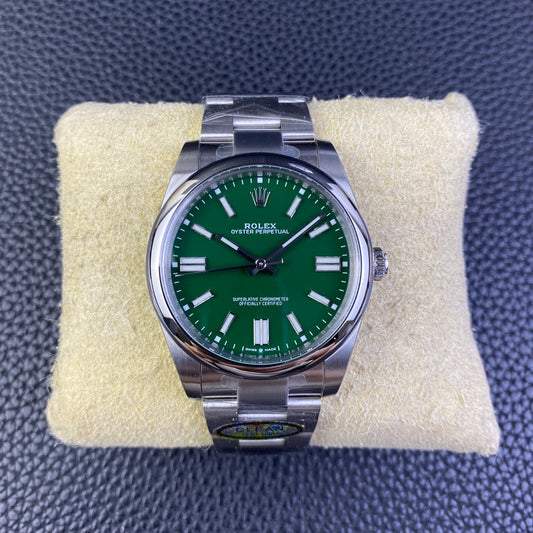 Oyster Perpetual quadrante verde