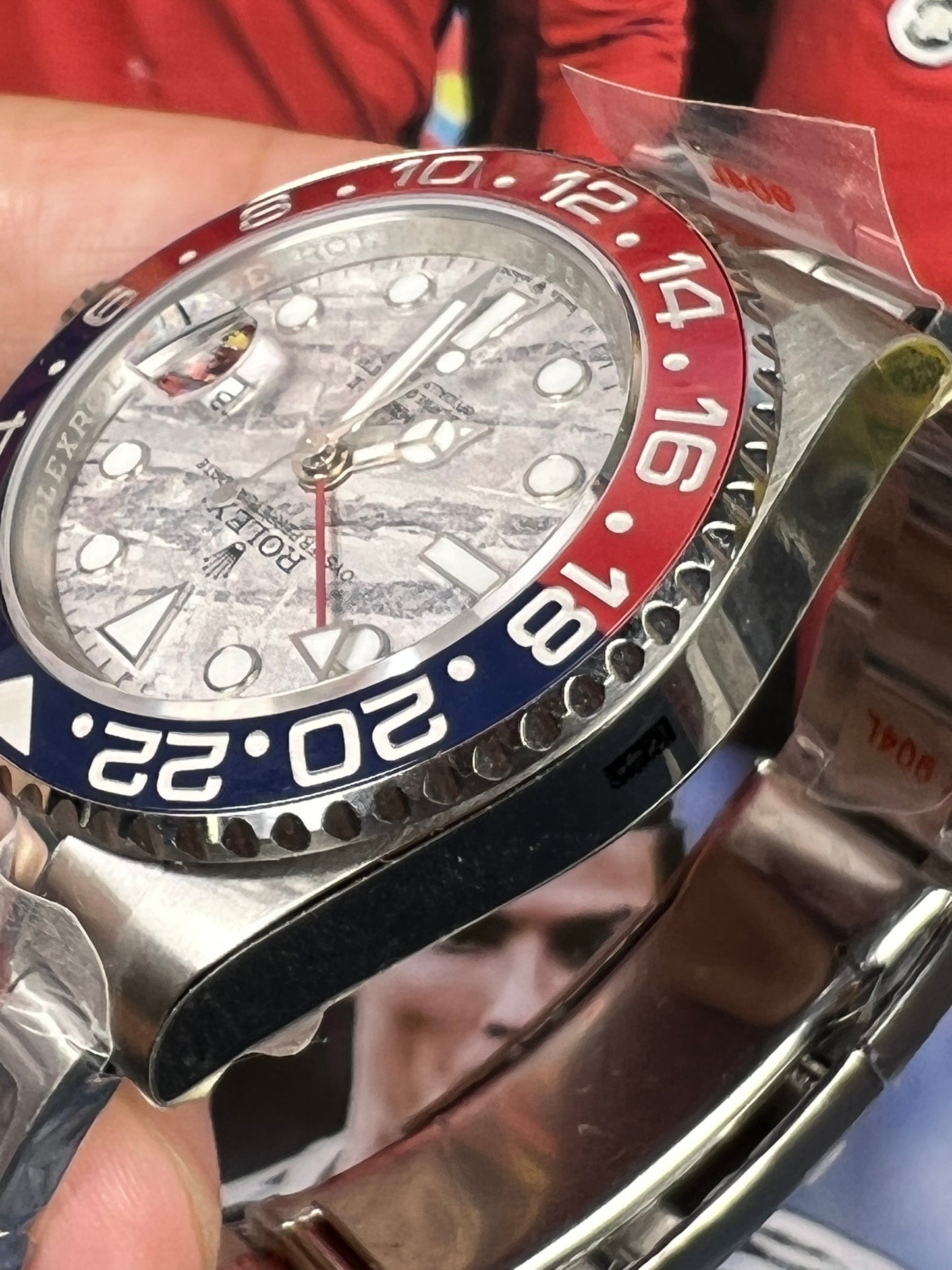 GMT Master II quadrante blu meteorite