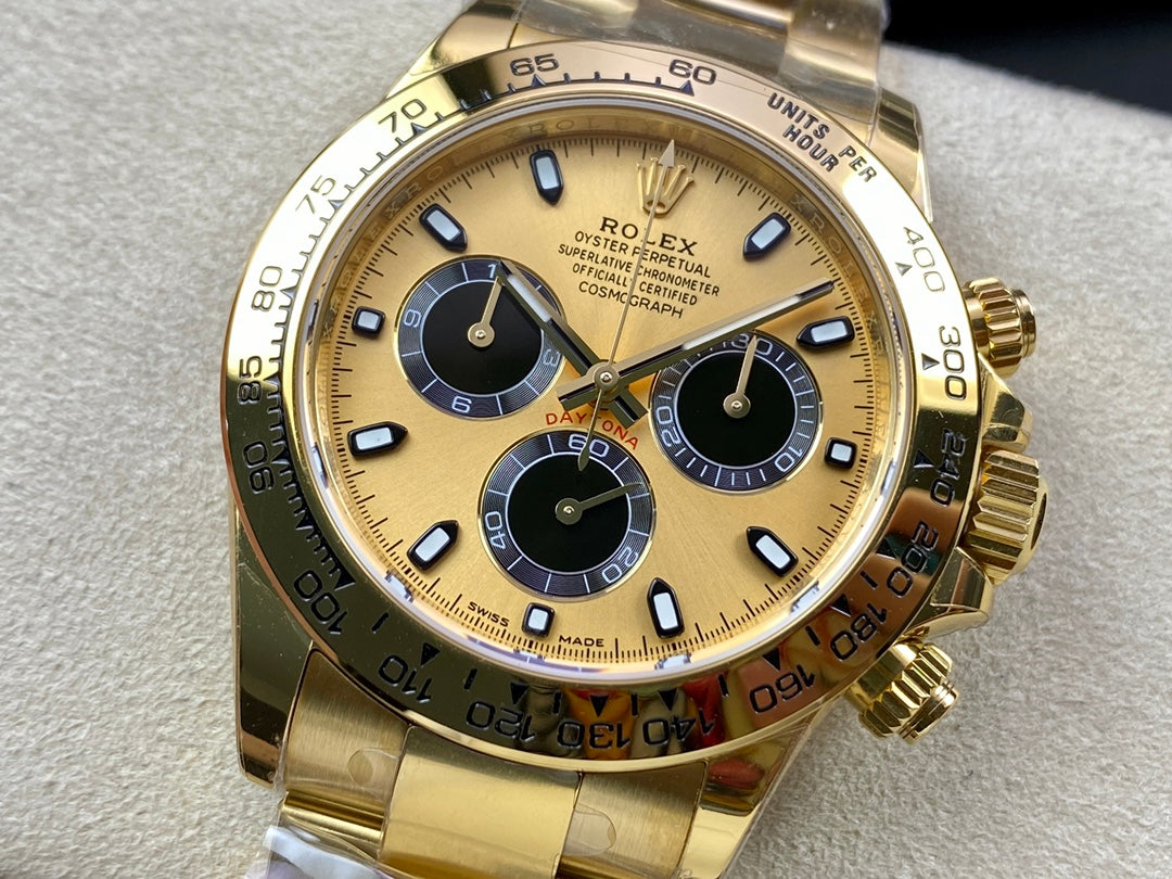 Daytona full oro 18k crono neri