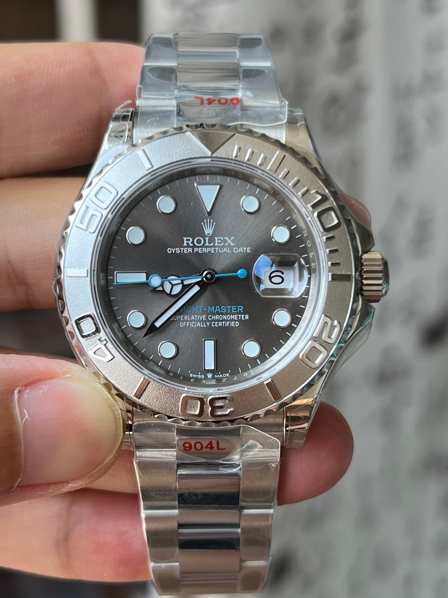 Yacht-Master 40 quadrante rodio