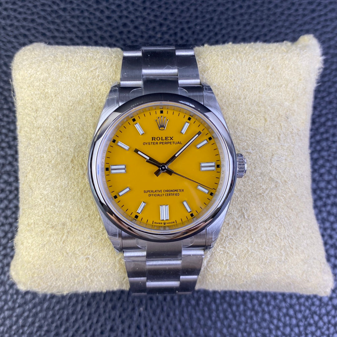 Oyster Perpetual quadrante giallo