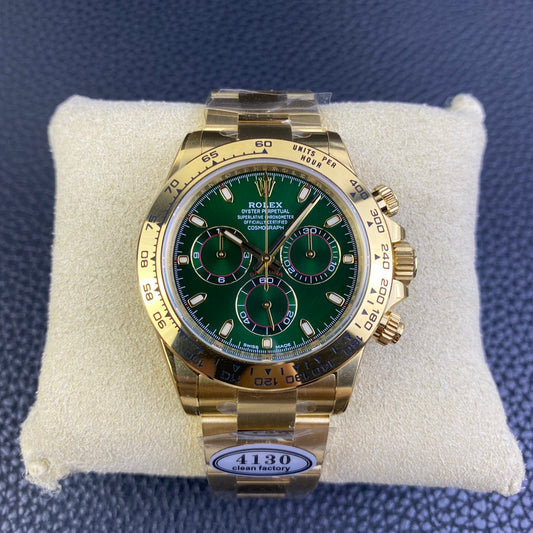 Daytona chocolate cinturino oro giallo 18k