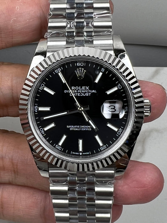 Datejust quadrante nero jubilee