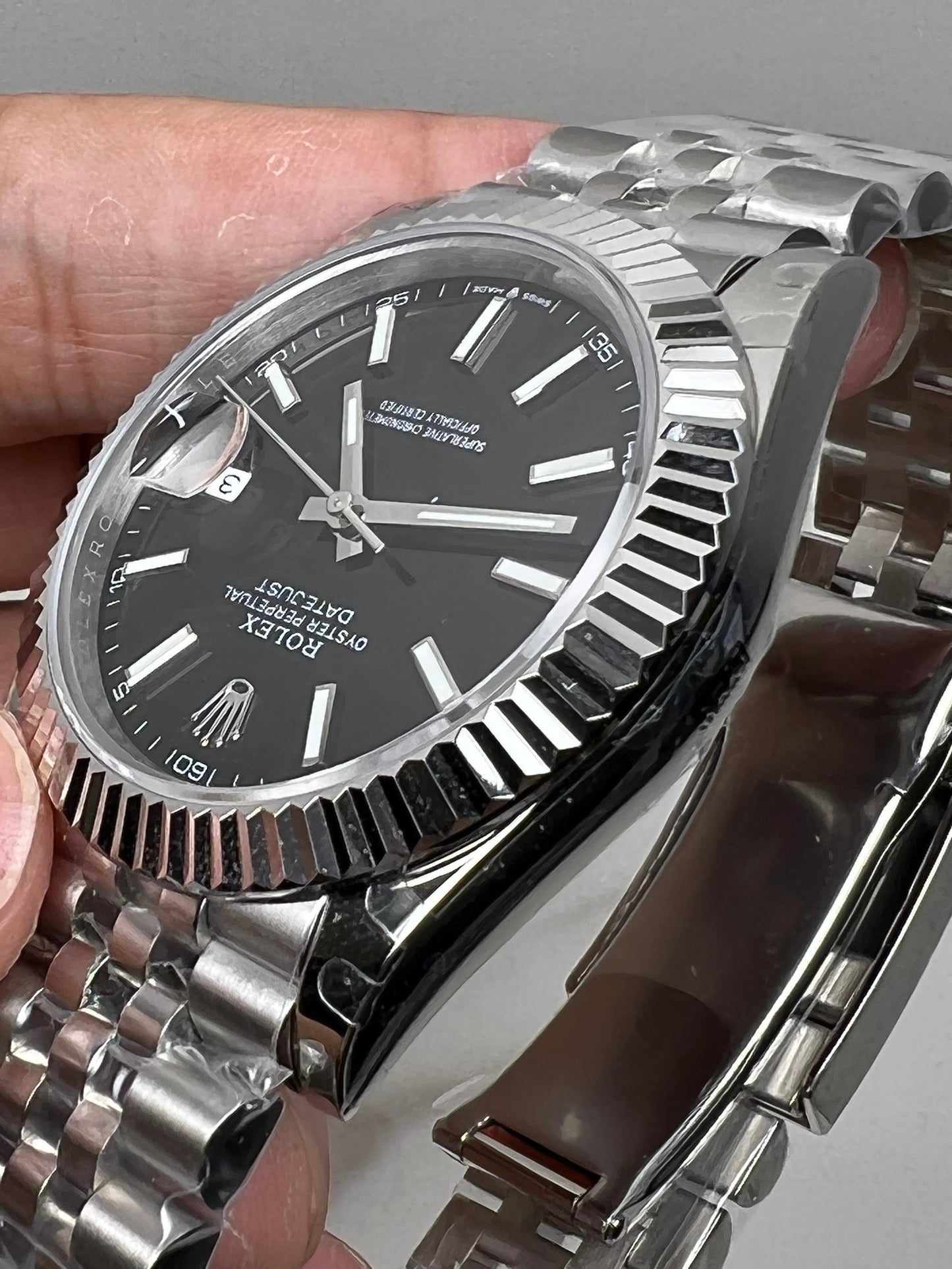 Datejust quadrante nero jubilee