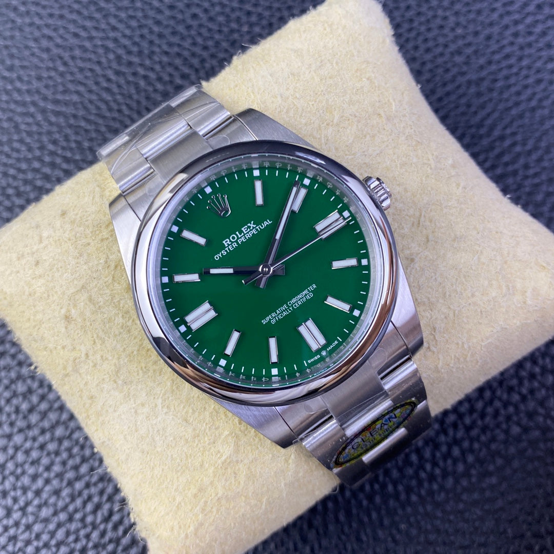 Oyster Perpetual quadrante verde