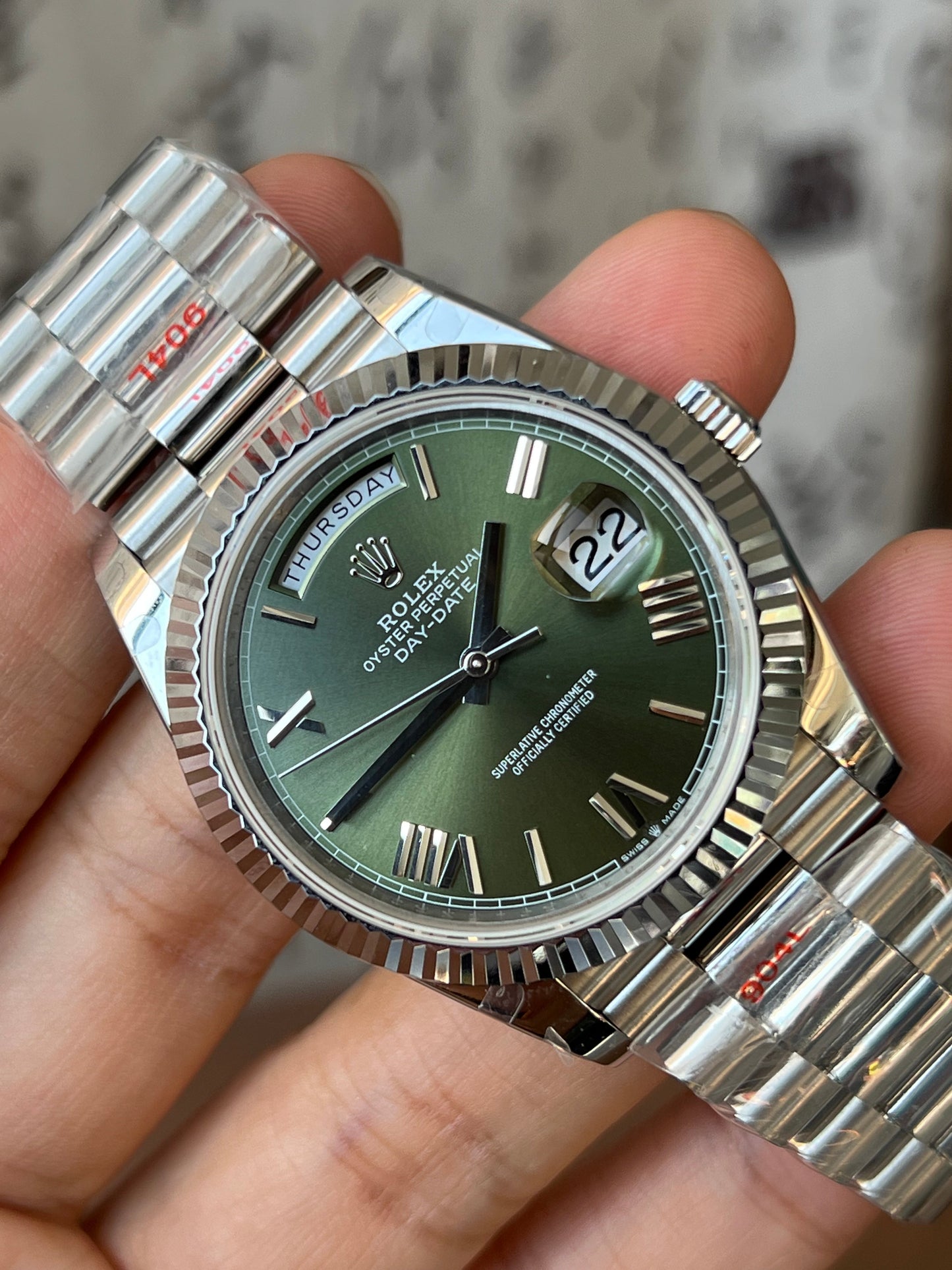 Day-Date quadrante green