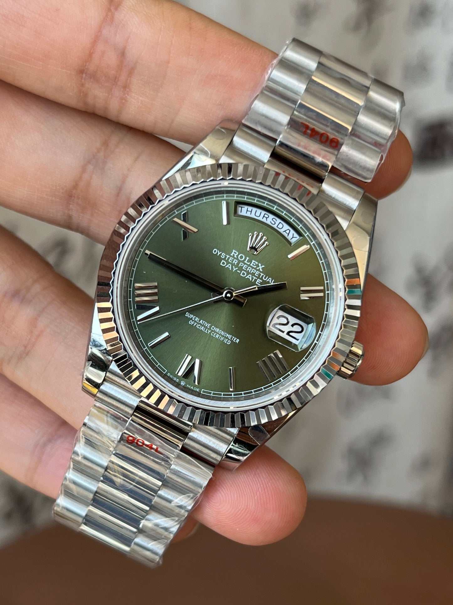 Day-Date quadrante green