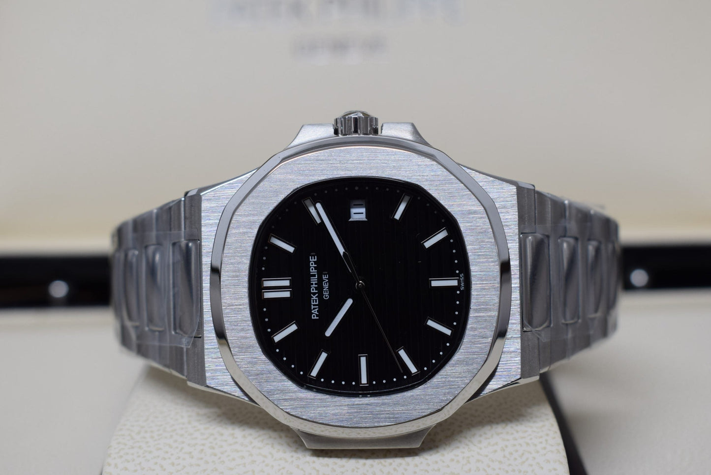 Patek Philippe Nautilus quadrante nero