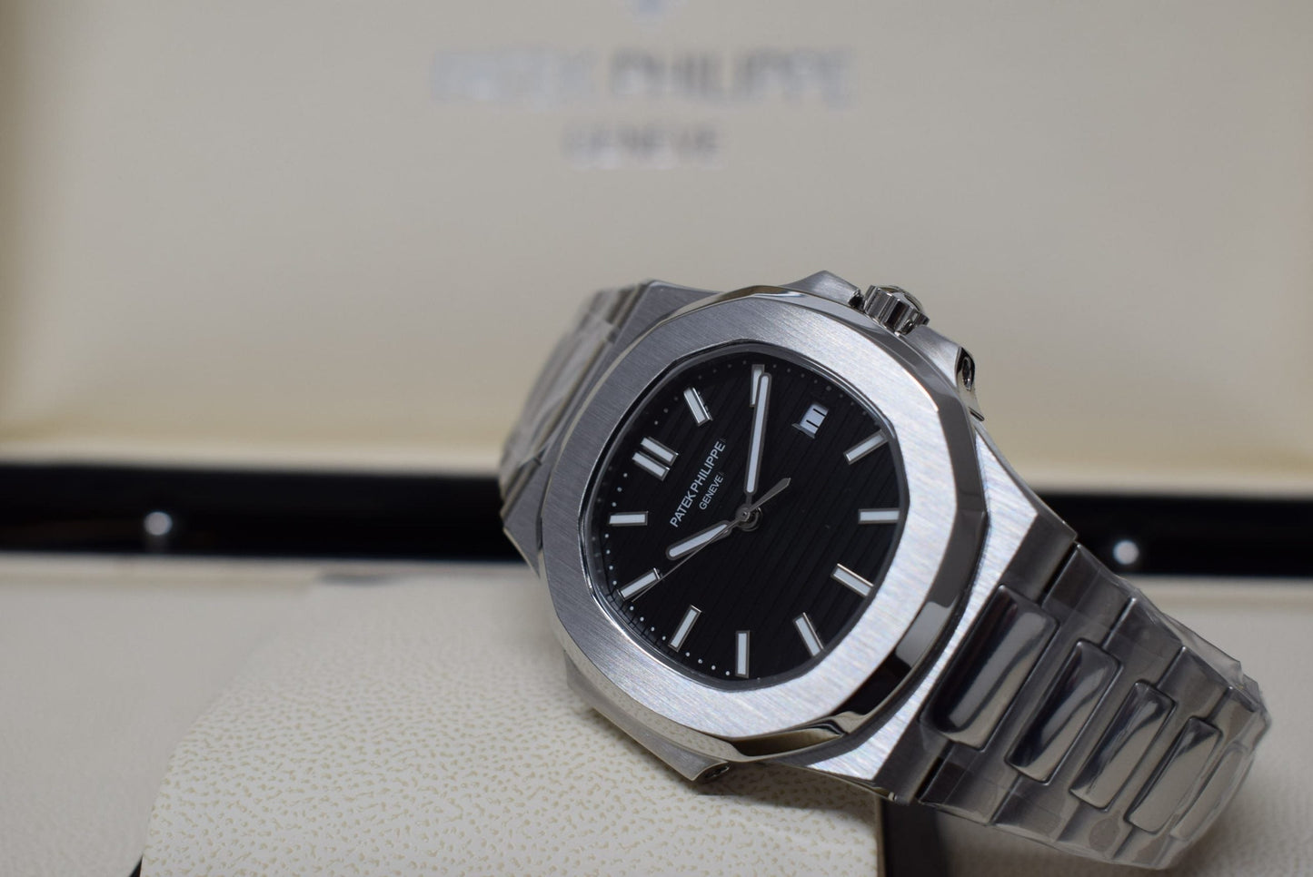 Patek Philippe Nautilus quadrante nero