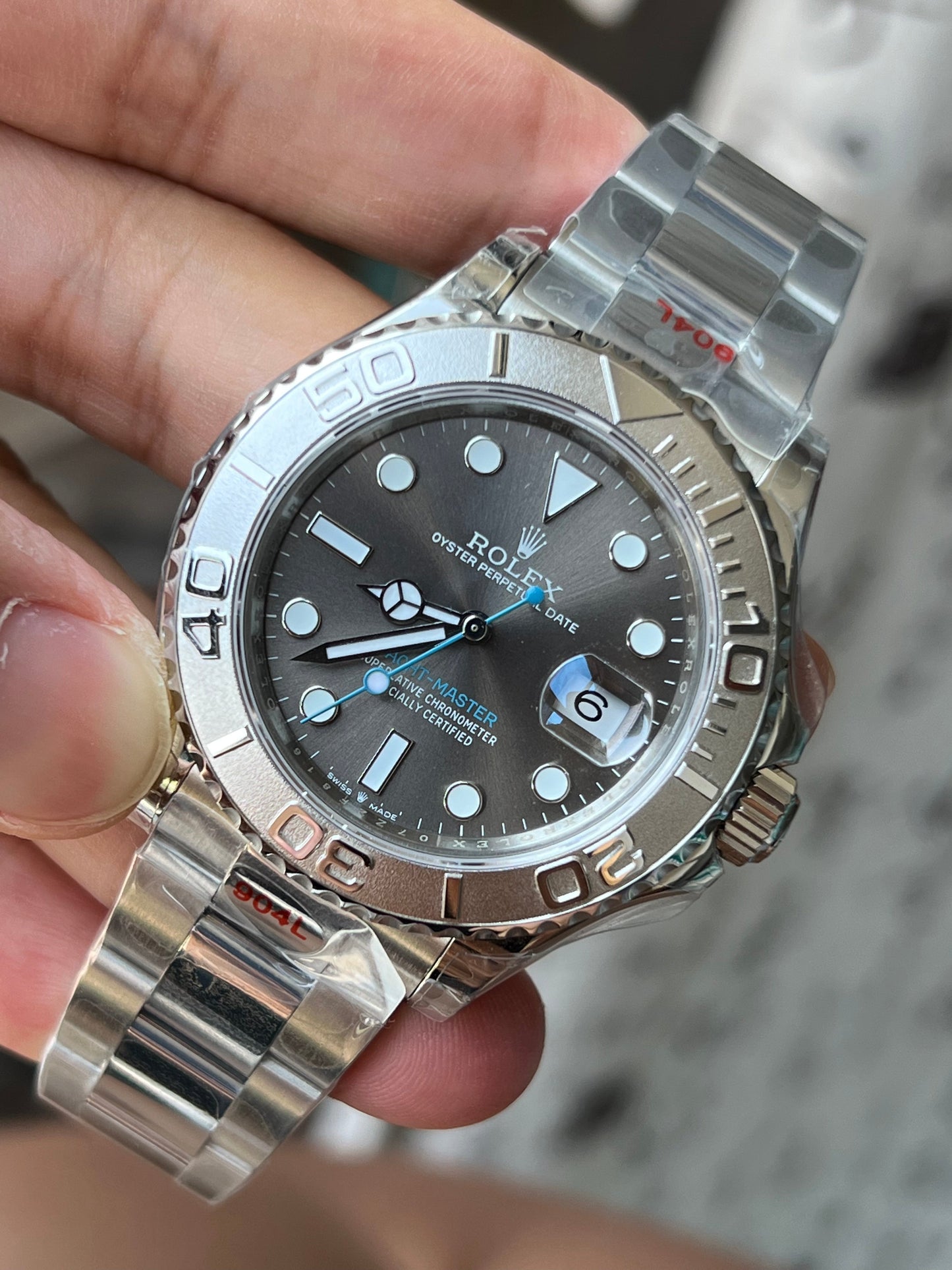 Yacht-Master 40 quadrante rodio