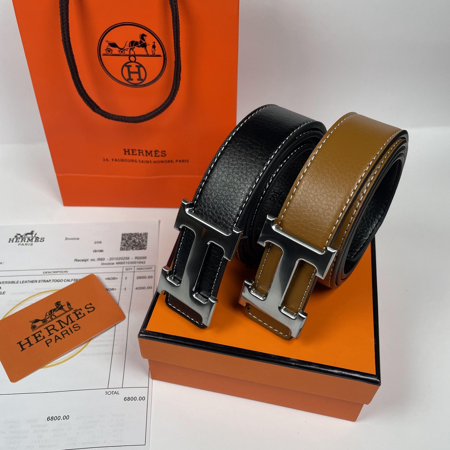 Hermes belt fibia argento