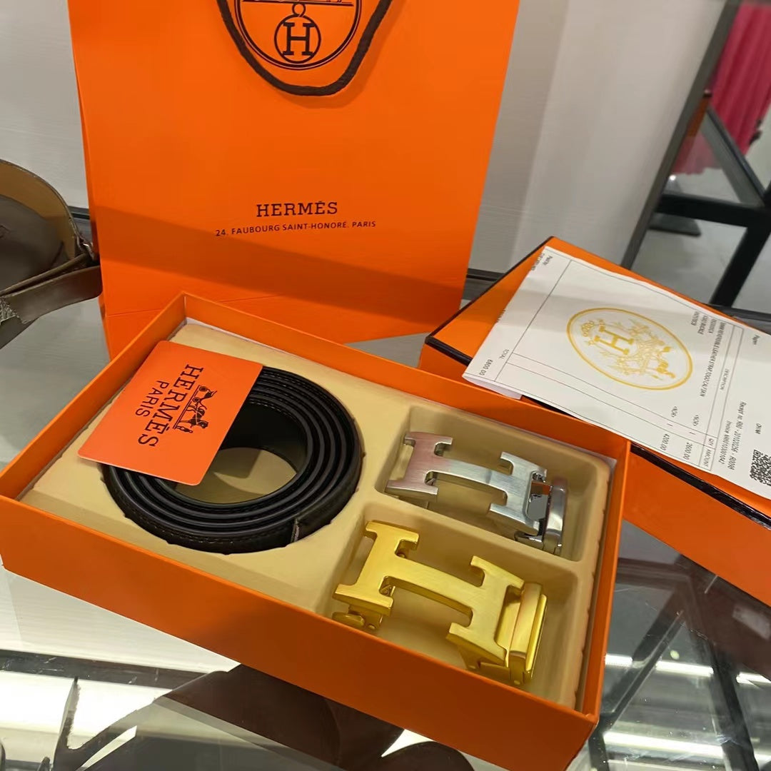 Hermes belt box double