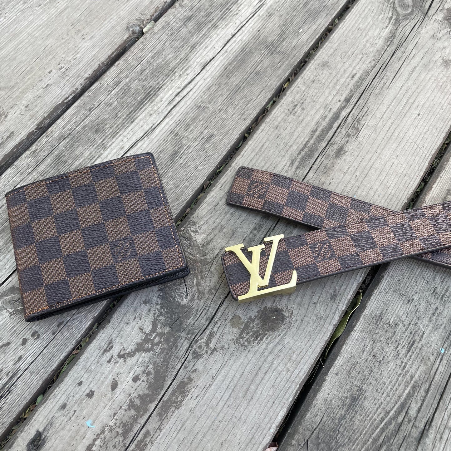 Box LV Belt + Portafogli