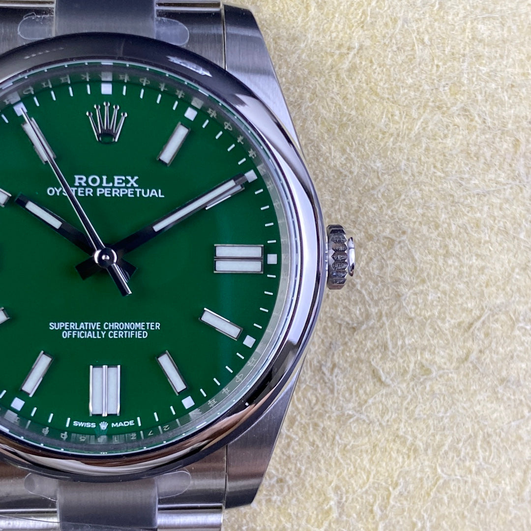 Oyster Perpetual quadrante verde